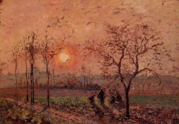 Camille Pissarro : Sunset